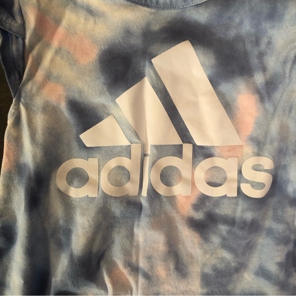 Pink and Blue Tie Dye Adidas Romper Size 18 Months - Picture 2 of 6